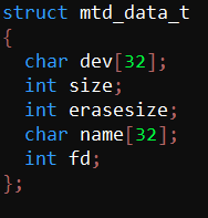 The mtd_data_t structure 
