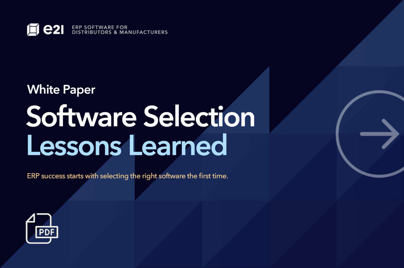Software Selection Process Steps | E21 ERP Systems