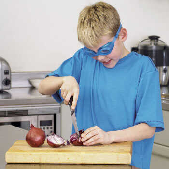 kid in onion goggles