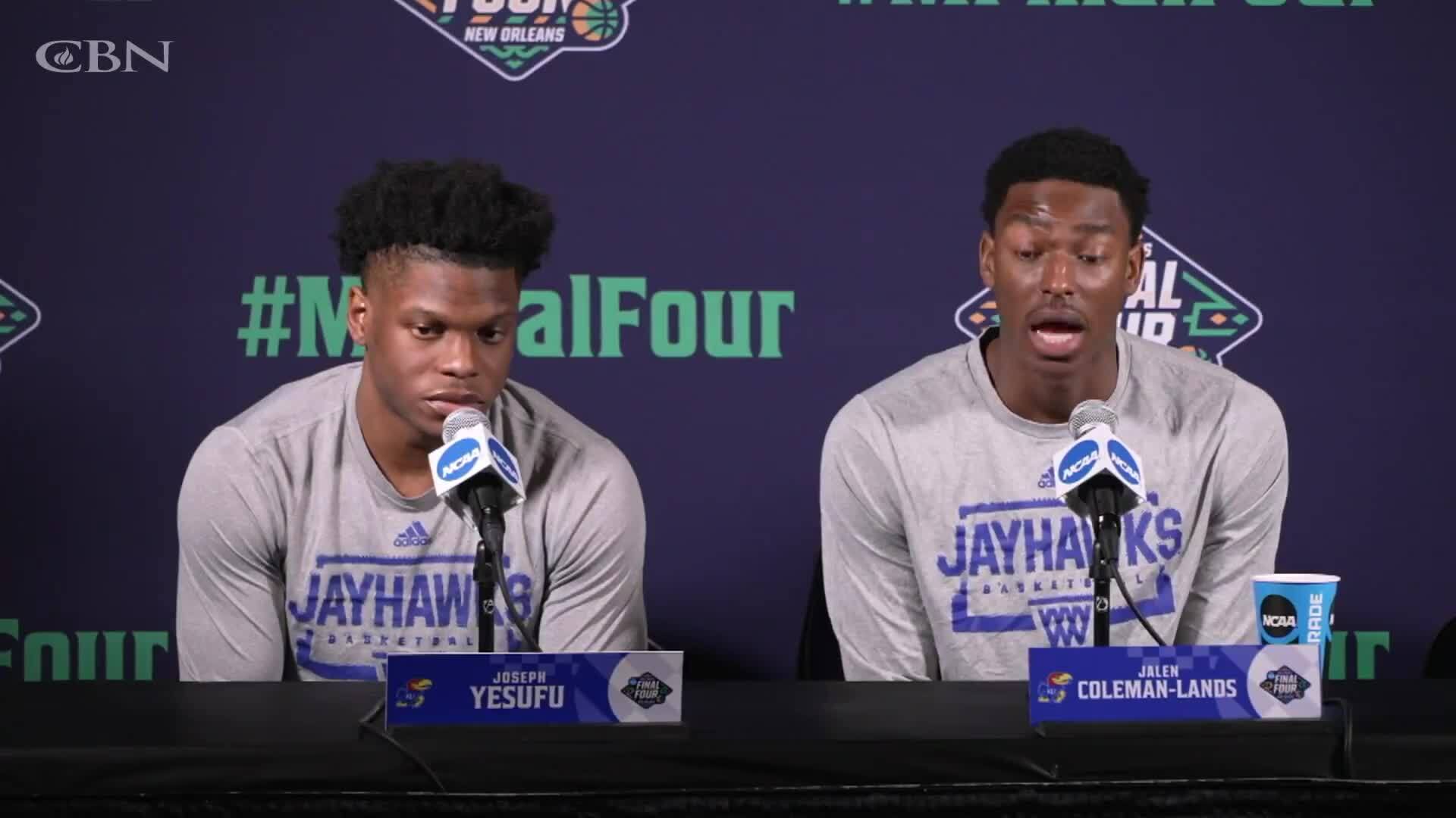 UNC and Kansas Players Talk About their Faith Jesus Christ Ahead of NCAA Championship