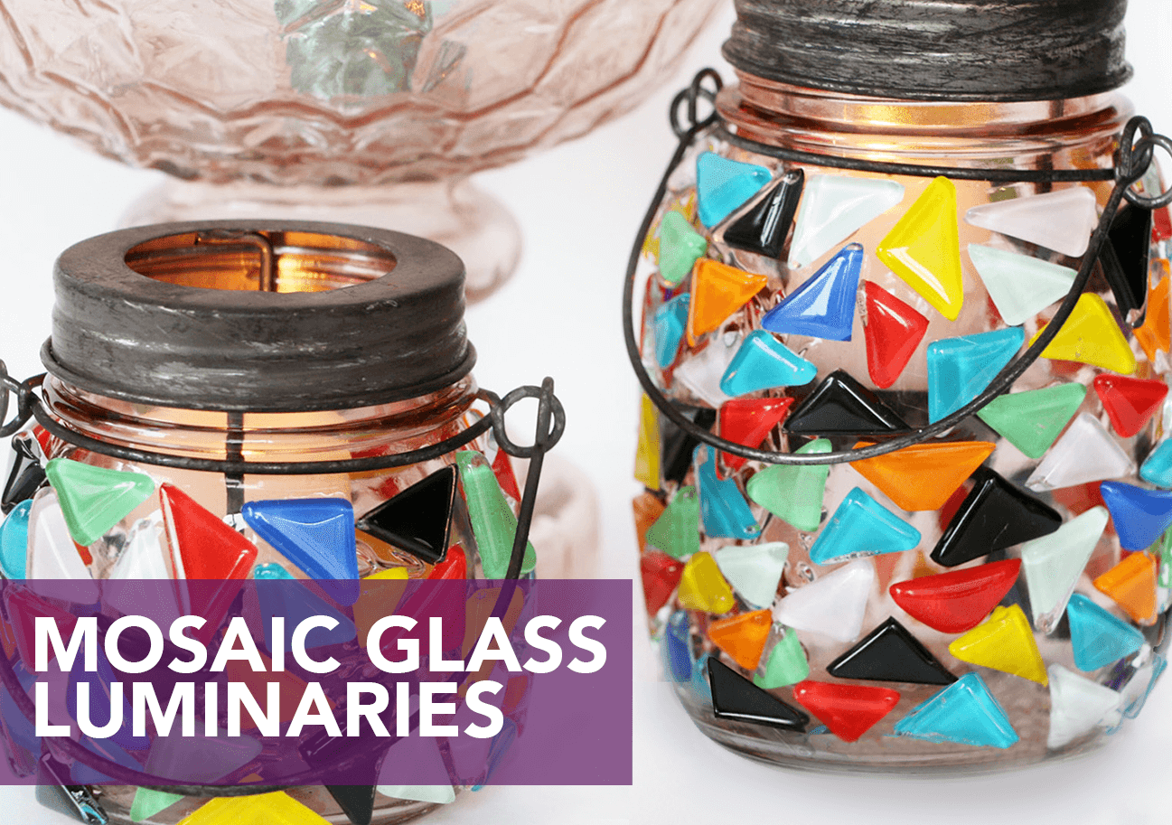 Recycle Clear Plastic Lids & Use them To Create Bead Mosaics