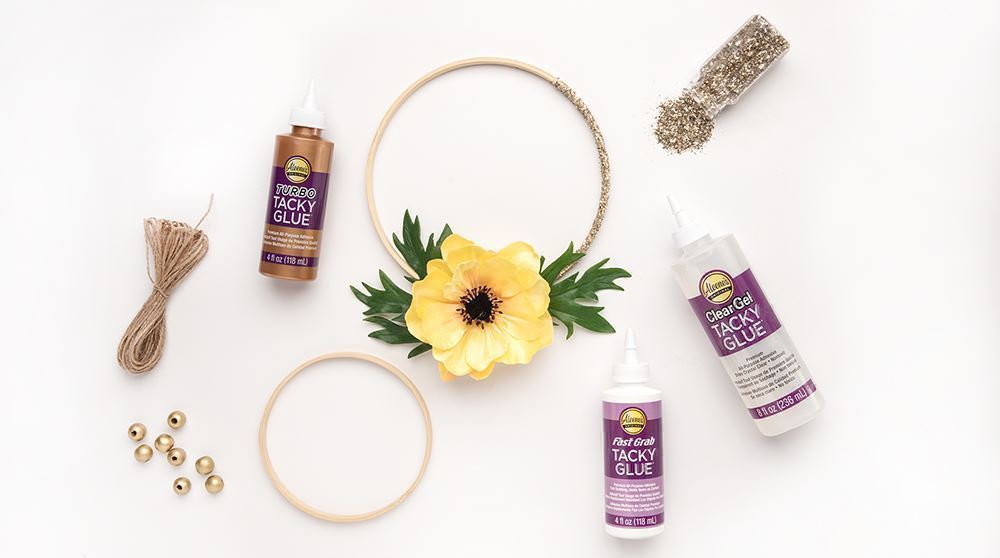 Aleene's Original Glues - How to Glue Flowers to Ribbon for a Simple Flower  Crown