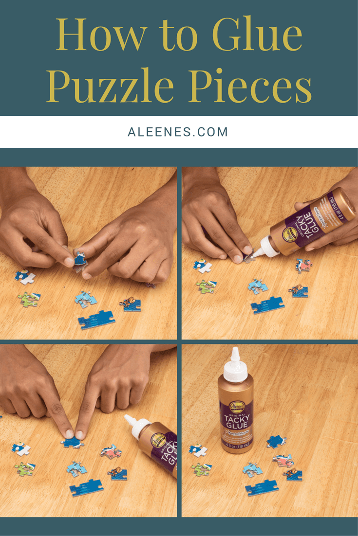 Aleene's Original Glues - How to Glue Puzzle Pieces
