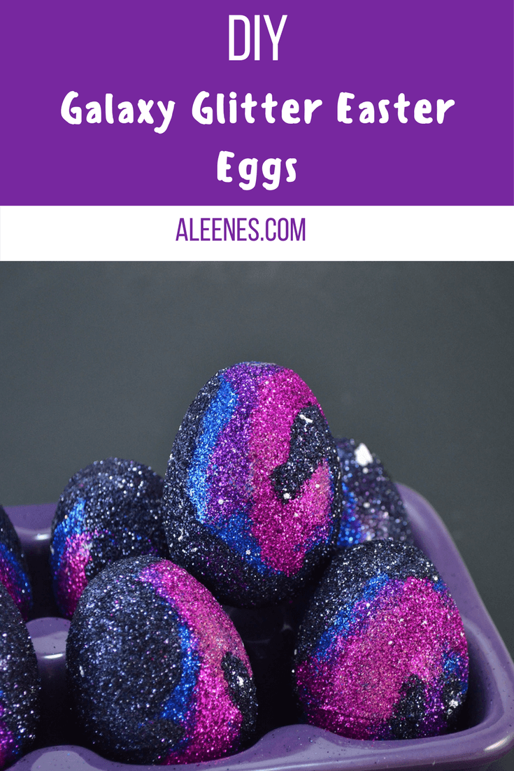 Aleene's Original Glues - How to Glue Glitter to Plastic - Glitter Galaxy  Eggs