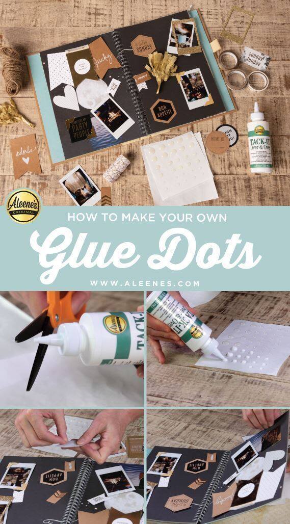 Aleene's Original Glues - How To Make Glue Dots
