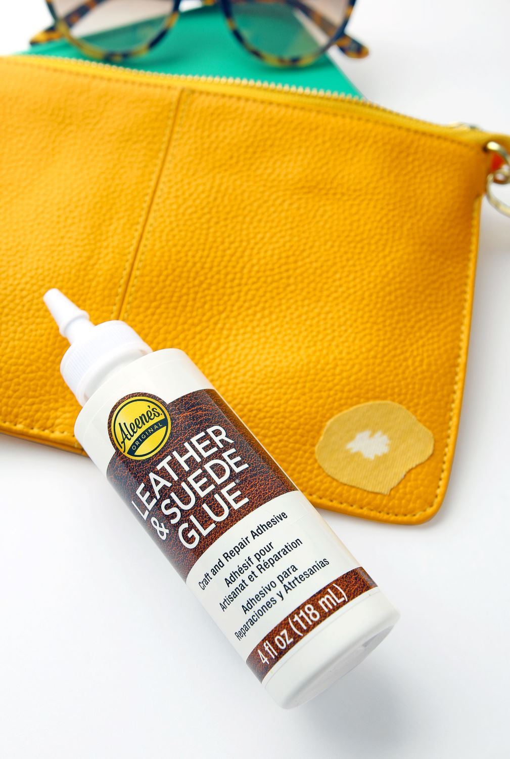 Aleene's Original Glues - How To Repair a Leather Tear with Leather Glue