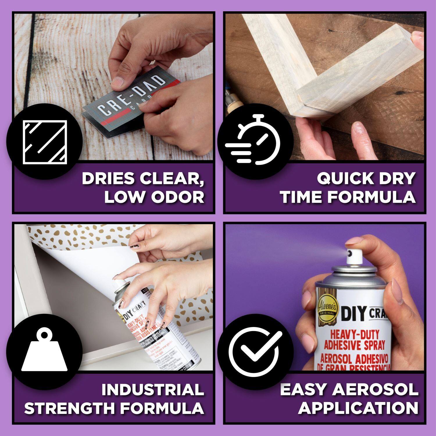 Adhesive Spray Carpet Glue Heavy Duty Mount Tape DIY Crafting