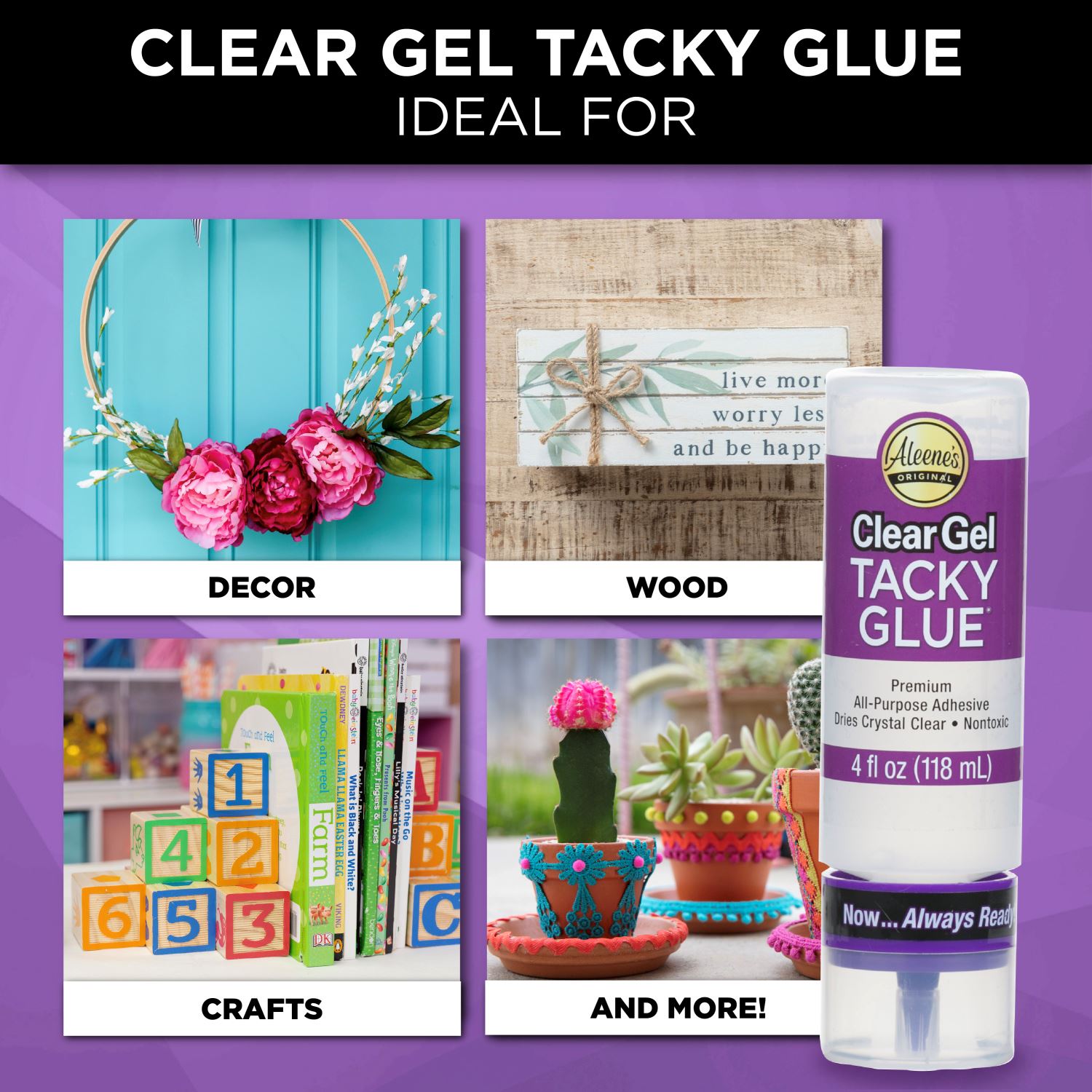 Aleene's Original Clear Gel Tacky Glue 8 fl. oz.