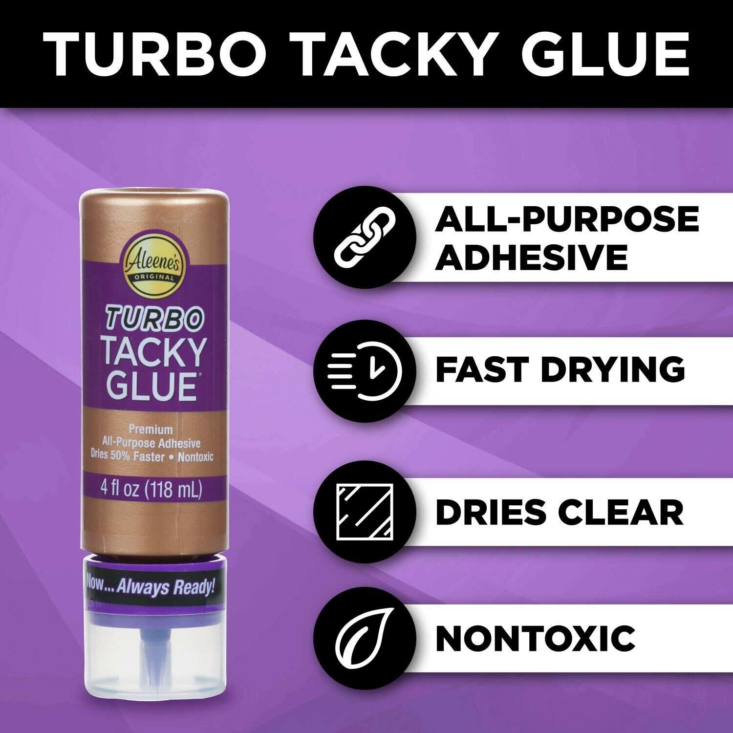 Aleene's Turbo Tacky Glue Needlenose Tip 2oz