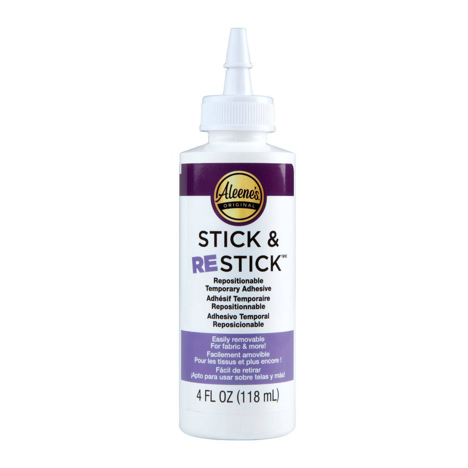Aleene's Original Glues - Aleene's Stick & Restick Repositionable Temporary  Adhesive 4 fl. oz.
