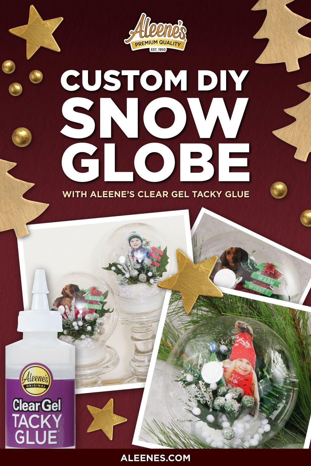 Aleene's Original Glues - Custom DIY Snow Globe with Tacky Glue