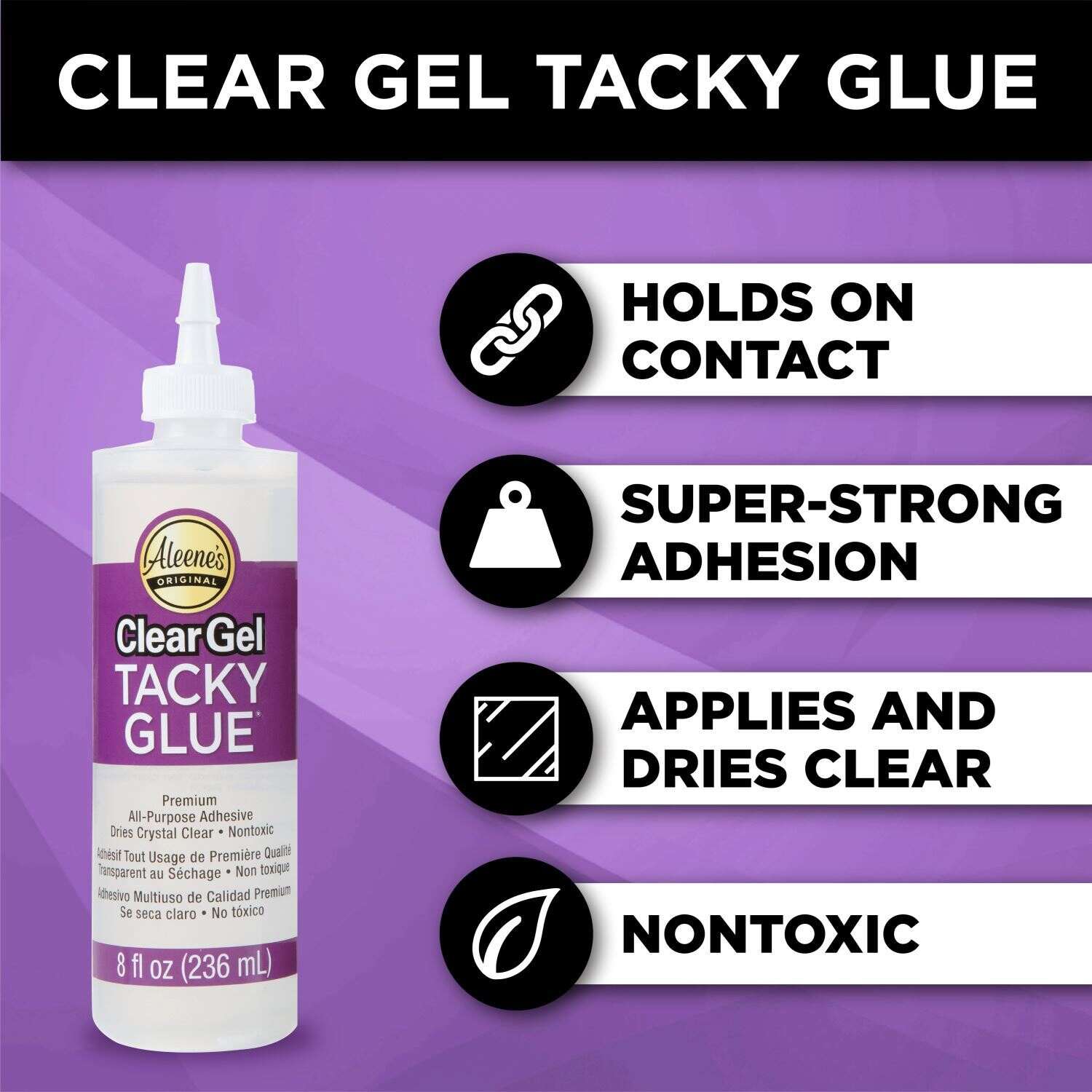Craftelier - Tacky Glue | Extra Strong Multipurpose Liquid Glue for  Scrapbooking and Other Craft Projects | Non-Toxic | Transparent, Flexible  and