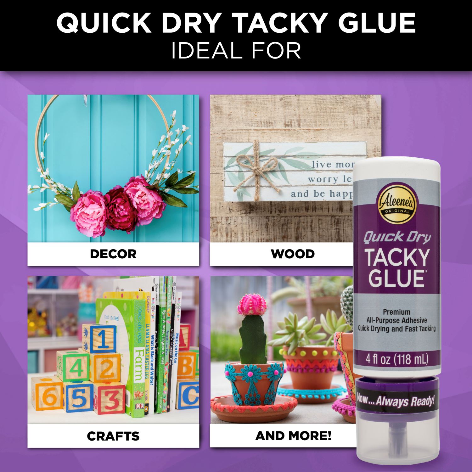 Aleene's Original Glues - Aleenes Always Ready Quick Dry Tacky Glue