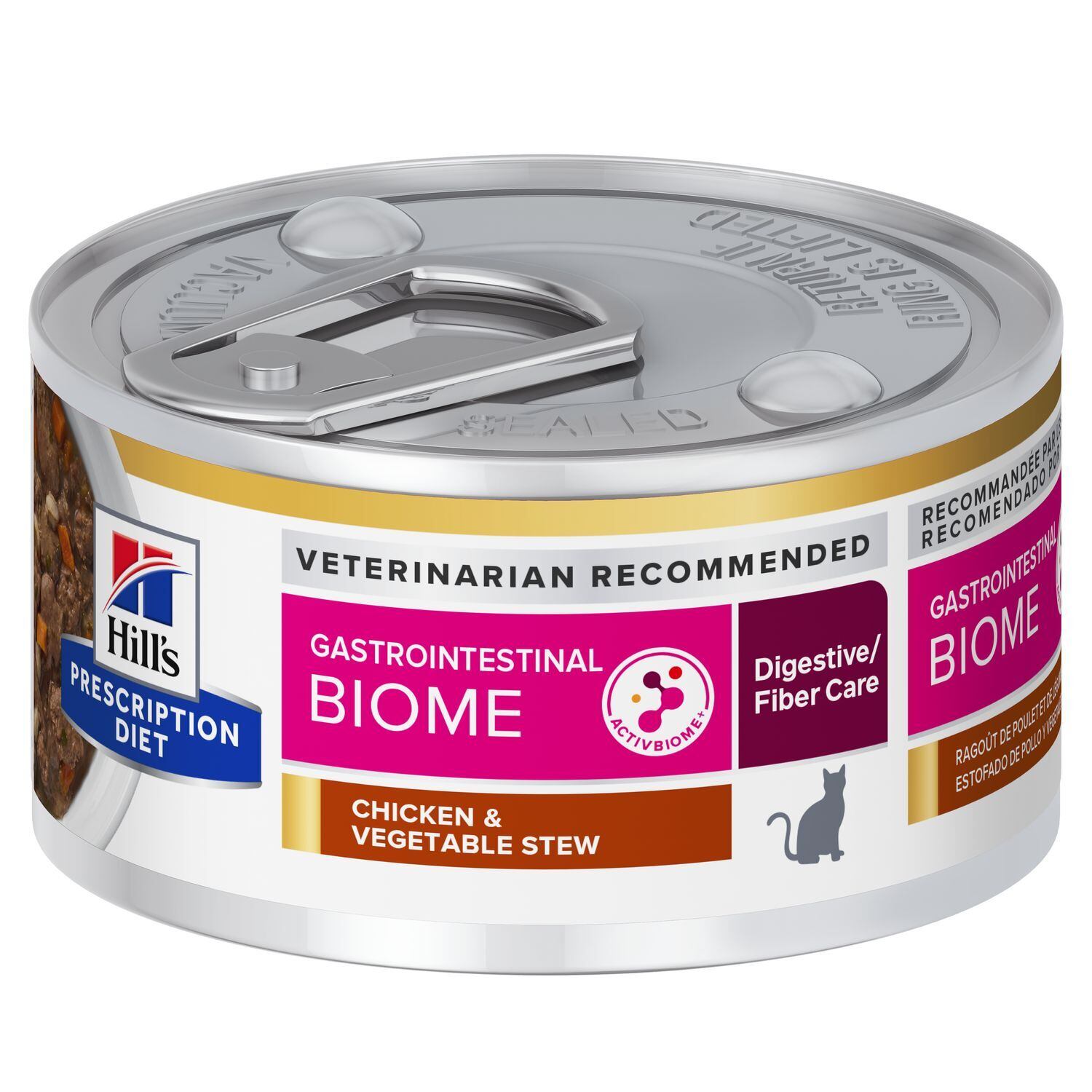 pd gastrointestinal biome feline chicken and vegetable stew canned productShot zoom