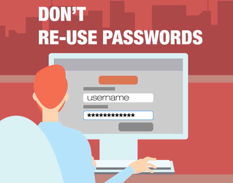 identity theft tip: don't reuse passwords