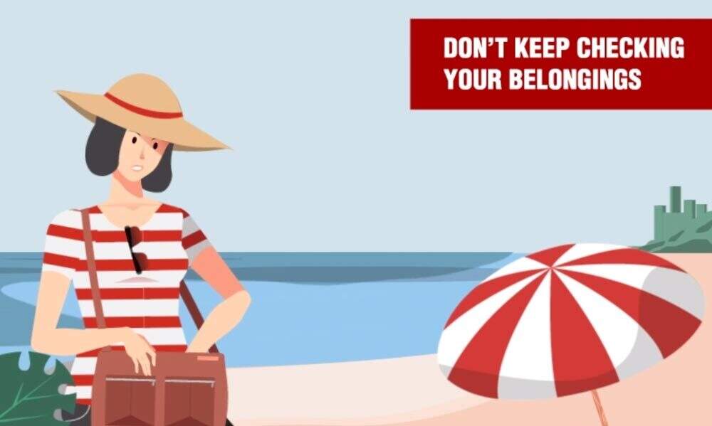 pickpocket tip: don't keep checking your belongings