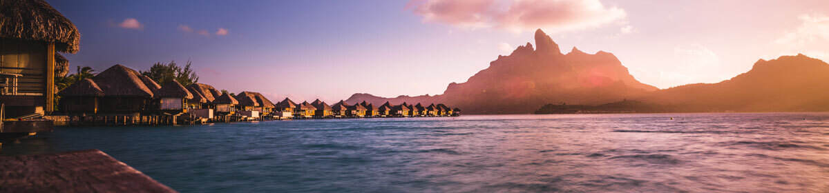 one of the best tropical vacation spots - Bora Bora, French Polynesia
