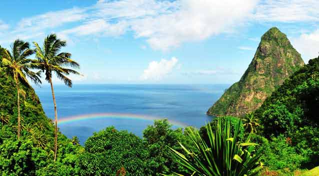 St. Lucia in the Caribbean