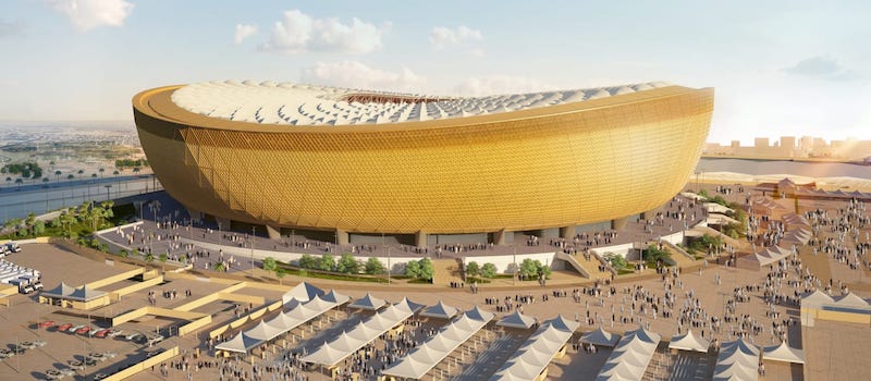 Lusail Iconic Stadium will host the finals of 2022 FIFA World Cup