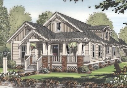 Build In Stages 2 Story House Plan Bs