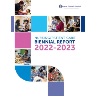 Cover: Nursing/patient care biennial report 2022-2023