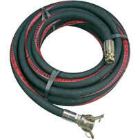 1107525 Imer 50 ft. x 1 in. Air Hose with Cam Couplings Quickly secure connections of hoses to tanks or other hoses Cam is used to lock one hose or fitting into place with another one