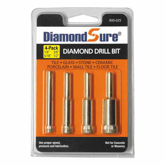 Diamond Sure Porcelain Drill Bits