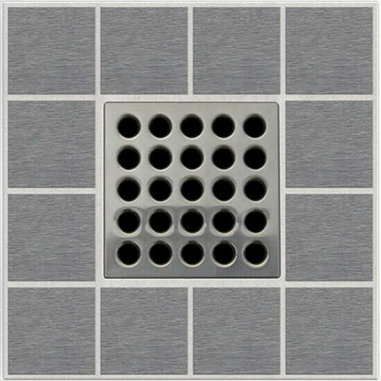 Brushed Nickel Ebbe PRO Grate E4404