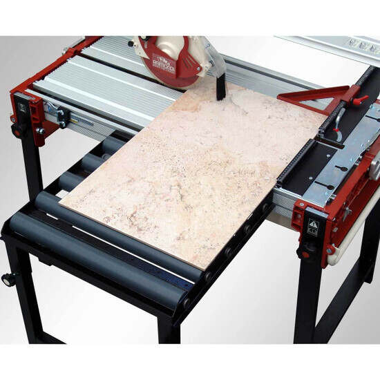 Raimondi Gladiator Advance Rail Saw optional rolling extension table
