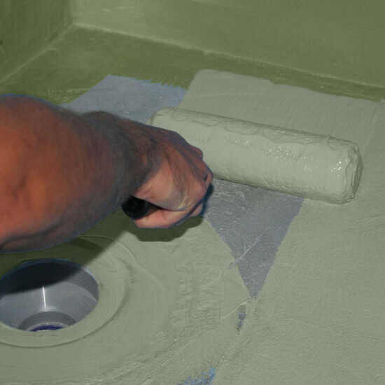 Hydroban Paint On Waterproofing Membrane