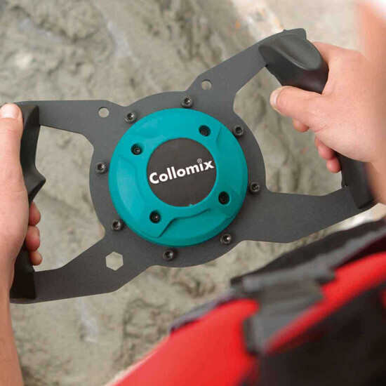 Collomix Xo4 ergonomic designed hand grip, Safety lock start switch. Variable electronic speed control