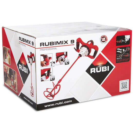 24949 Rubimix 9-N Mixer With Chuck & Paddle in box