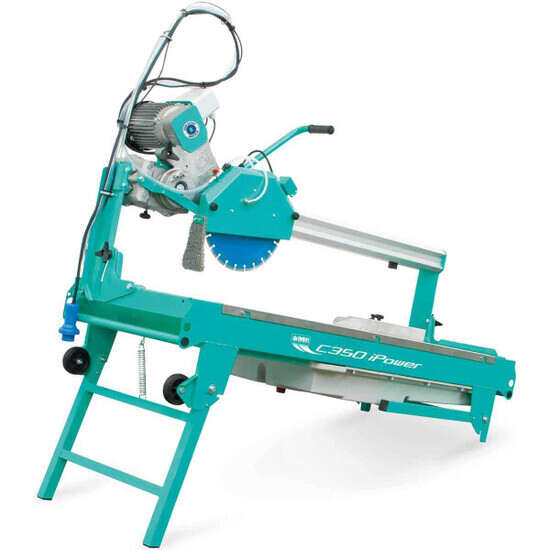 Imer C-350 Saw with folded stand
