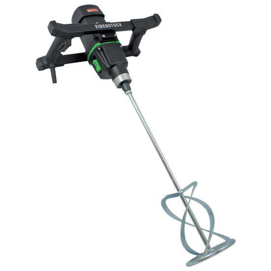 Eibenstock EHR 23/1.4 R is a powerful hand-held mixer designed to stir high viscosity materials such as tile cement, ready-mixed plaster and mortar, epoxy resins, leveling compounds, adhesive sealant