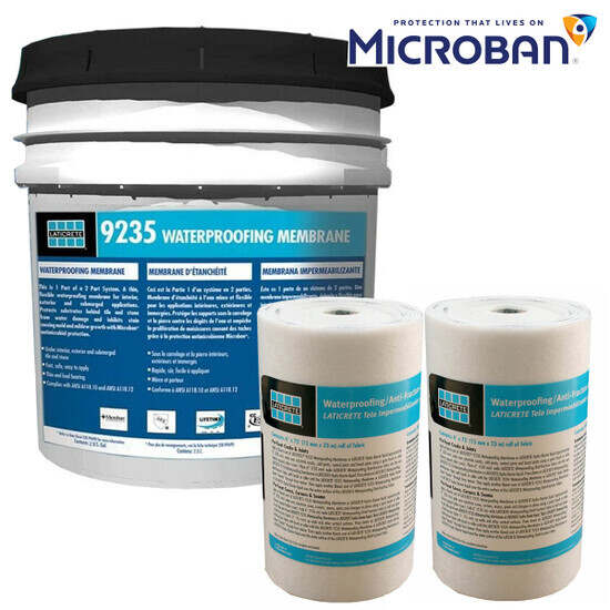Laticrete 9235 waterproof membrane mini kit 2 gal