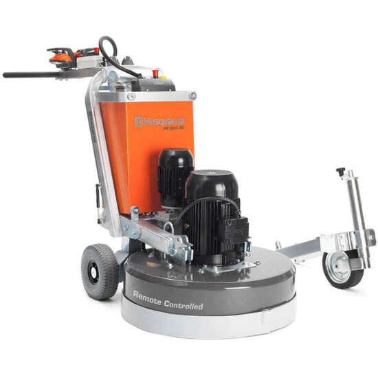 Husqvarna Remote Control PG 820 Concrete Grinder with Guide Wheel
