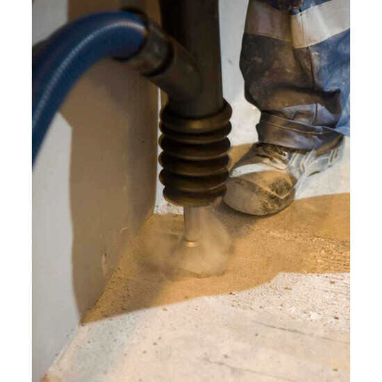 Dust Suction for Demolition Hammers