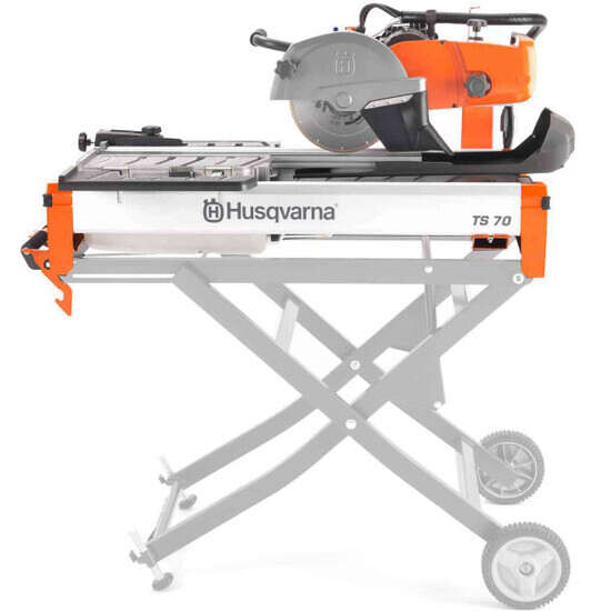 Husqvarna TS70 Tile Saw with optional rolling stand