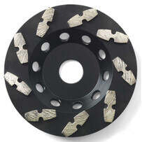 Husqvarna G1073 Cup Wheels Used for Abrasive Concrete