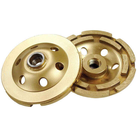Diamond Products Double Row Gold Standard Cup Wheels