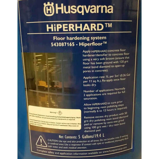 Husqvarna Hiperhard Floor Hardening System