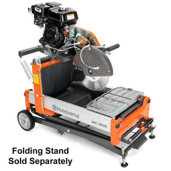Husqvarna MS 360 G Saw with Optional Collapsible Stand