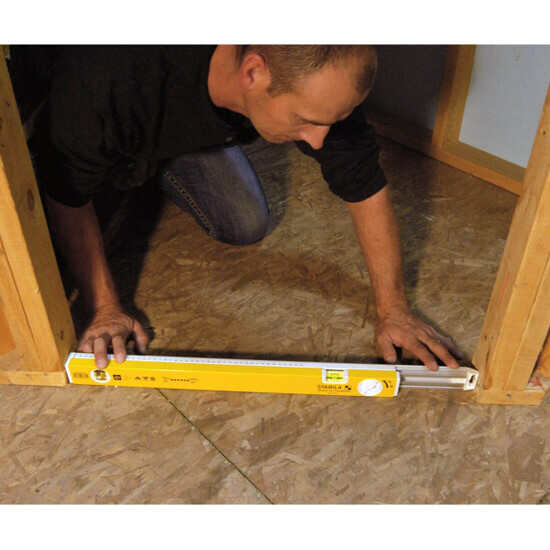 Door Framing with Adjustable Length Level