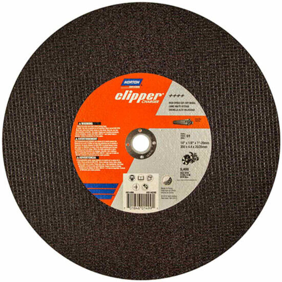 Norton Clipper cut-off saw abrasive wheels for ductile material