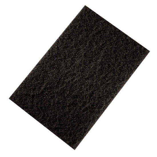 Pearl Abrasive Black Coarse Ultra Prep Non-Woven Hand Pad for Stainless Steel