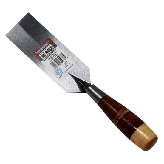 W. Rose 6 inch Margin Trowel with Leather Handle