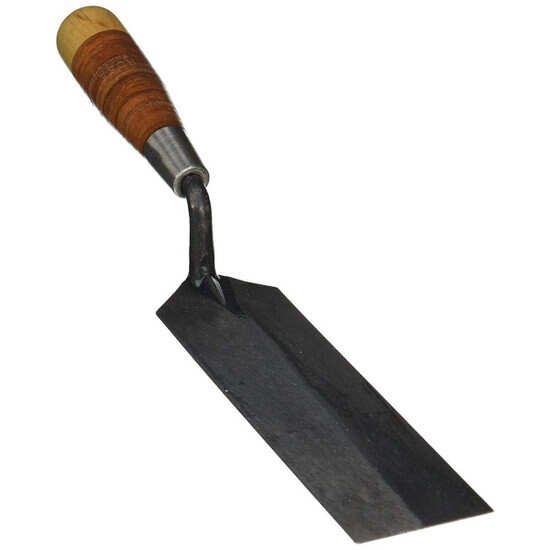 W. Rose 8 inch Margin Trowel with Leather Handle