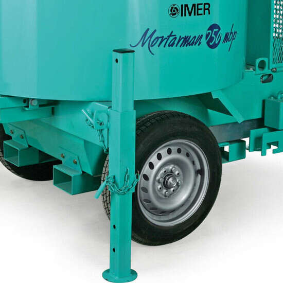 IMER Mortarman 750 mortar mixer Vertical shaft mixers are more than just mortar mixers