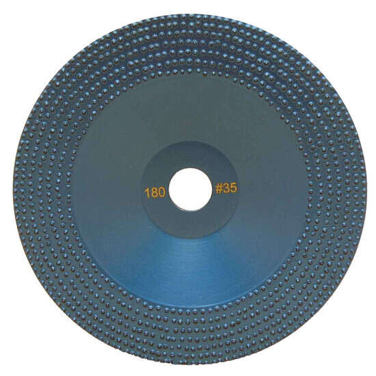 DITEQ 7 inch Vacuum Brazed Spike Disc - 35 Grit