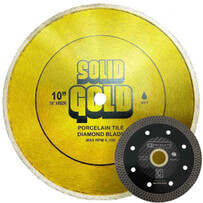 Solid Gold Diamond Blade with CF6 Mesh Blade